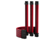 Phanteks Internal Black,Red EXTENSION CABLES COMBO - RED & Black