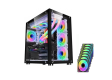 WJ CoolMan Robin 7xFan Gaming Case - Black