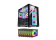 WJ CoolMan Robin 7xFan Gaming Case - Black