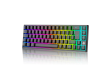 MAGIC-REFINER MK26 UK Layout 60% RGB Mechanical Gaming Keyboard - Black / Red Switch