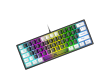 ZIYOU LANG K61 60% Gaming Keyboard - Black & White
